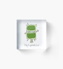 Phytoplankton Acrylic Block
