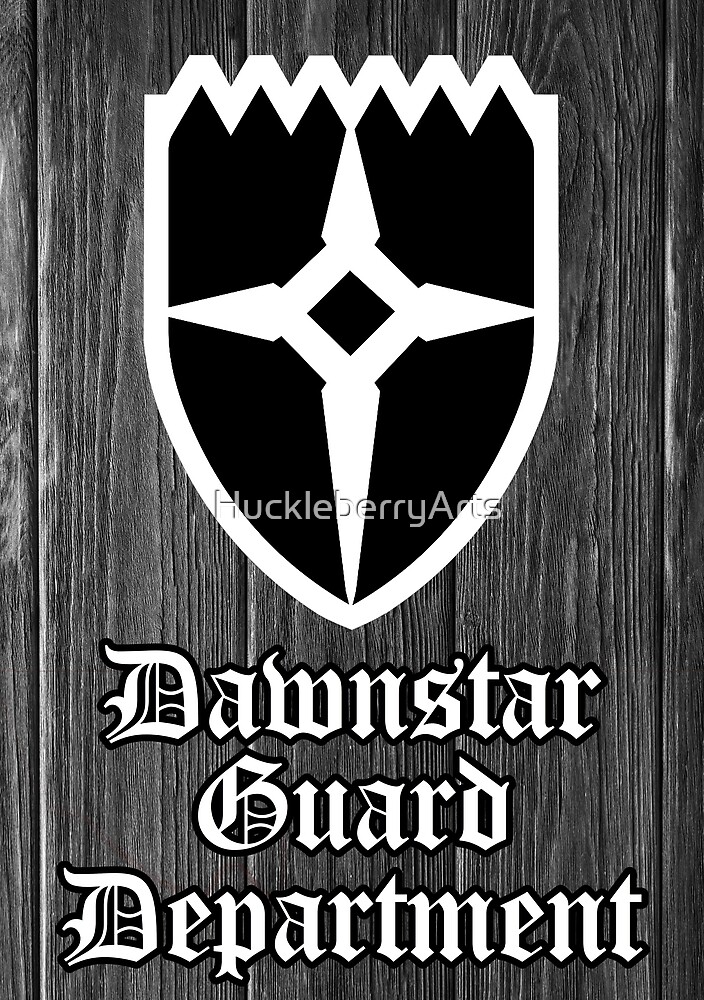 Dawnstar Guards Department Shield Skyrim By Huckleberryarts