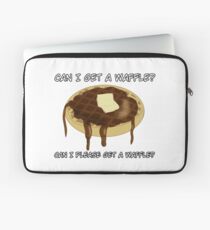 Can I please get a waffle? Laptop Sleeve