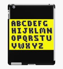 Brick Font Alphabet iPad Case/Skin