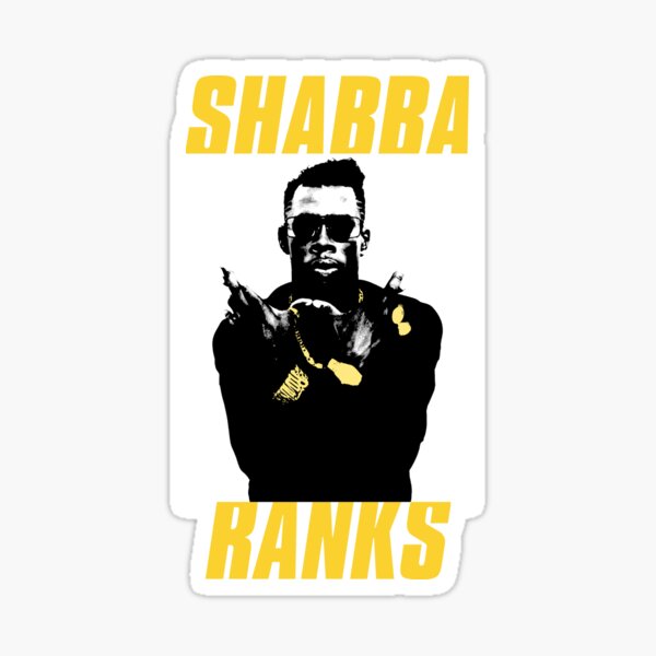 Shabba Ranks Sticker