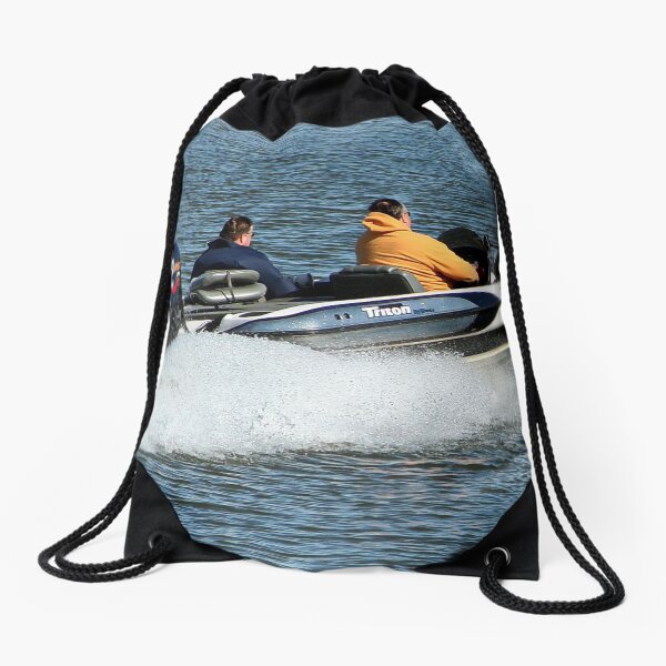 SpeedBoat Racer Drawstring Bag