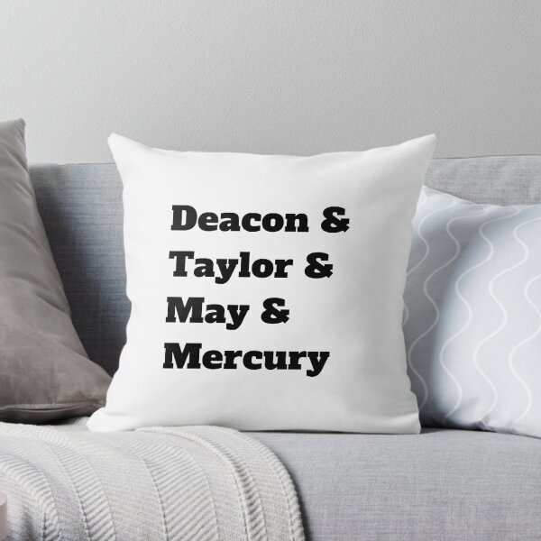 Names Throw Pillow