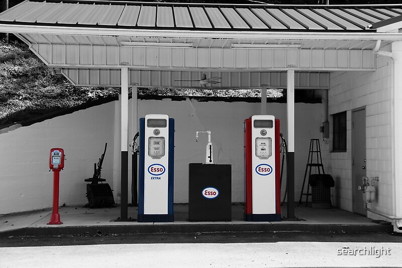 "Old fashion Gas Station West Virginia" by searchlight