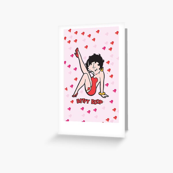 Cartes De Vœux Sur Le Theme Betty Boop Redbubble