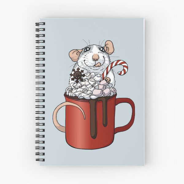 Item preview, Roan Rat Christmas Hot Chocolate designed and sold by Holly Wells . Sweet Illustrations.