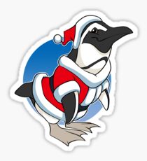 Pegatina Christmas Penguin