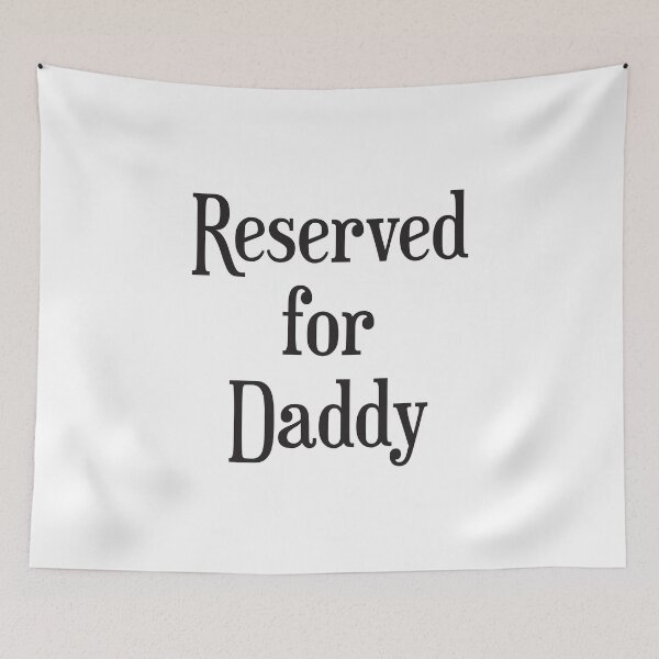 Item preview, Reserved for Daddy Cushion/Throw Pillow designed and sold by agecounts.