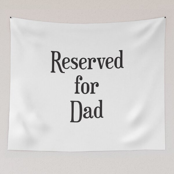 Item preview, Reserved for Dad Cushion/Throw Pillow designed and sold by agecounts.