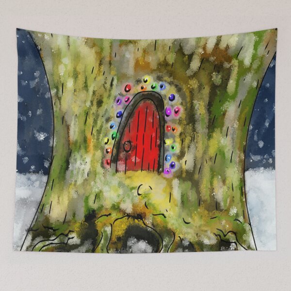 Item preview, Fairy Door in the Snow designed and sold by Clare Walker.