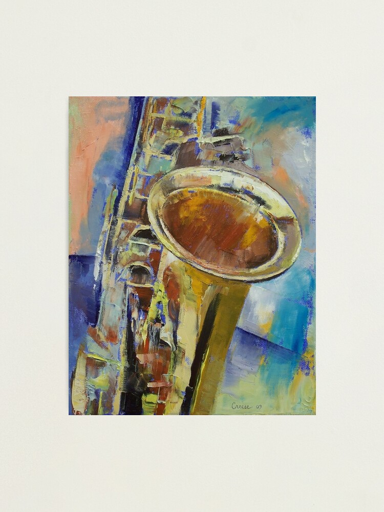 Thumbnail 1 of 3, Photographic Print, Saxophone designed and sold by michaelcreese.