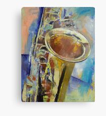 Saxophone Metal Print