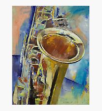 Saxophone Photographic Print