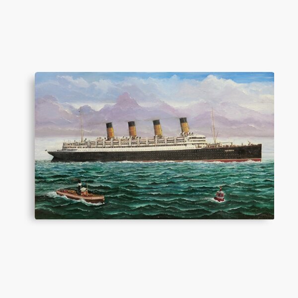 RMS Aquitania Canvas Print