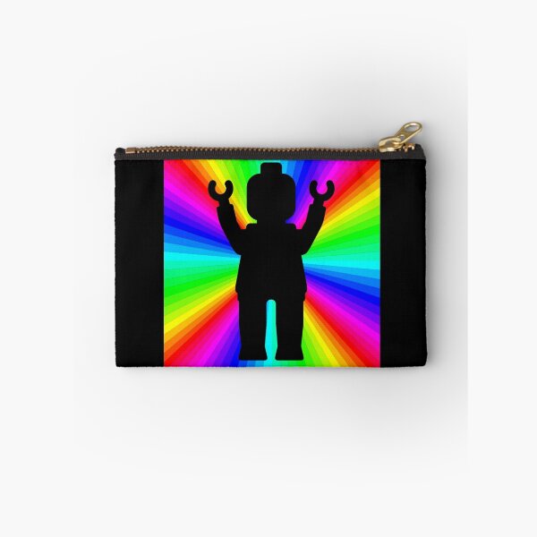 Item preview, Black Minifig in front of Rainbow designed and sold by ChilleeW.