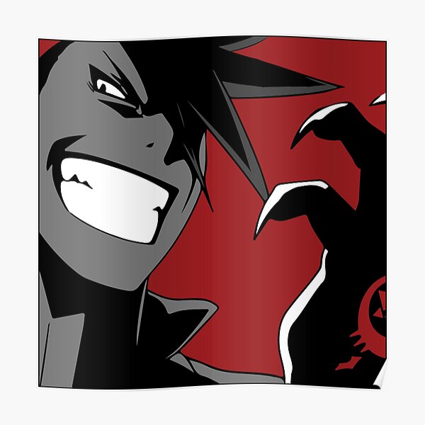 greed fma posters redbubble redbubble