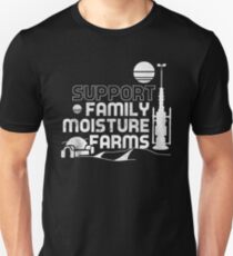 Support Family Moisture Farms Slim Fit T-Shirt