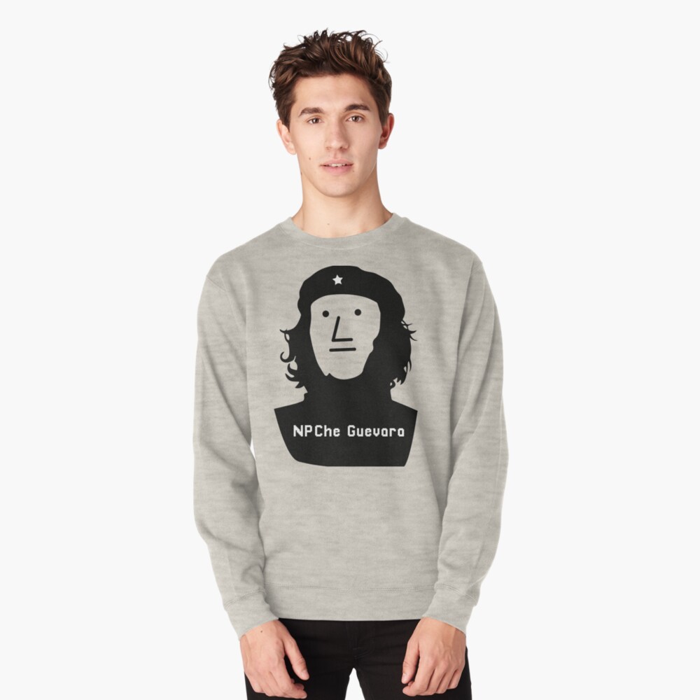  NPC Wojak NPC Che Guevara Funny Non Player Meme Long Sleeve T- Shirt : Clothing, Shoes & Jewelry