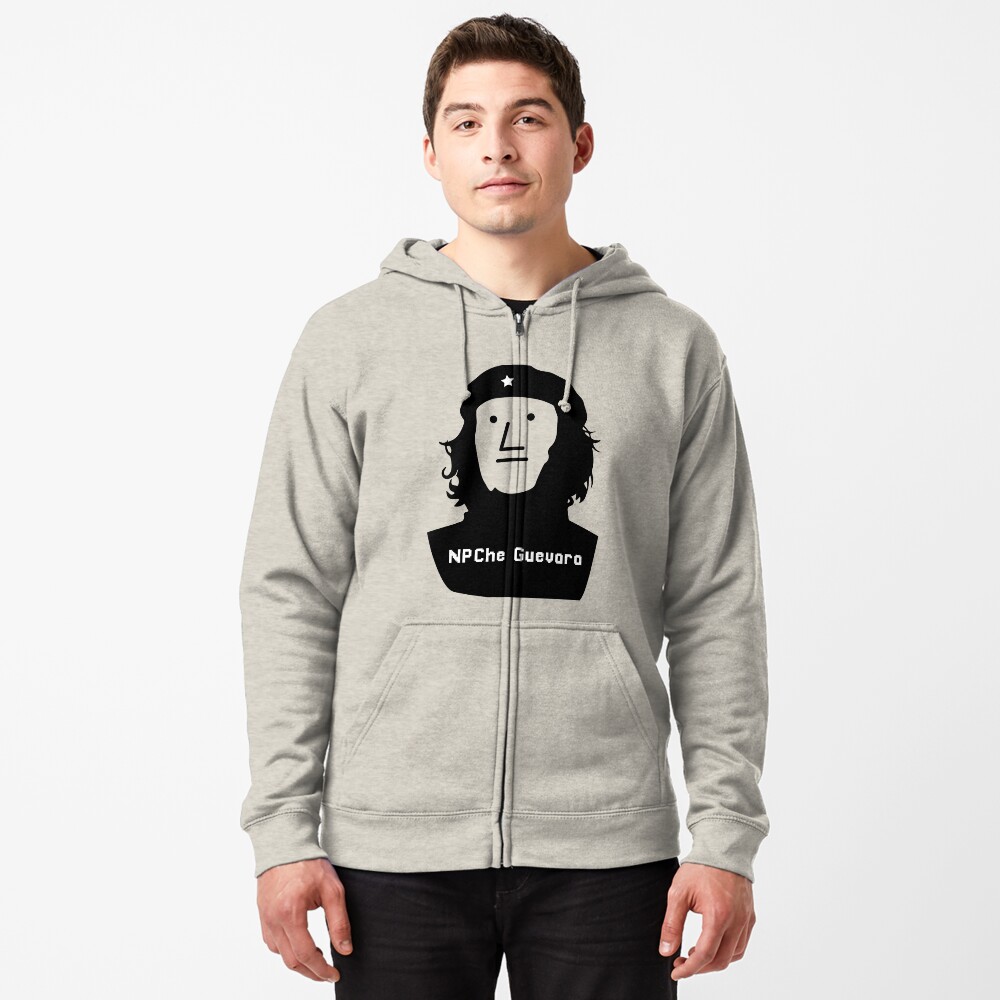  NPC Wojak NPC Che Guevara Funny Non Player Meme Long Sleeve T- Shirt : Clothing, Shoes & Jewelry