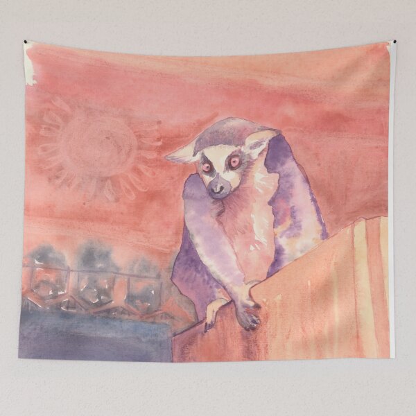Item preview, Madagascar’s lemur catta designed and sold by Artoutloop.