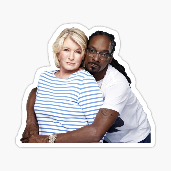 Martha Stewart et Snoop Dog - Autocollant Sticker