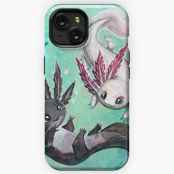 Axolotl Yin Yang Cute Mexican Walking Fish Boys Girls iPhone 13