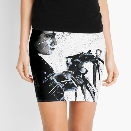 Scissorhands Splatter Mini Skirt