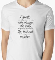 but i would love to know you Men's V-Neck T-Shirt