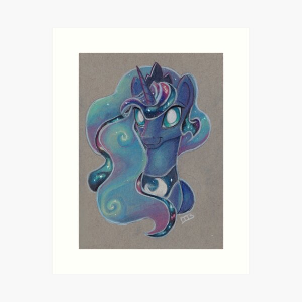 Galaxy Princess Luna Art Print