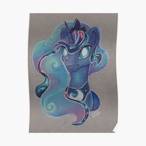 Galaxy Princess Luna Poster