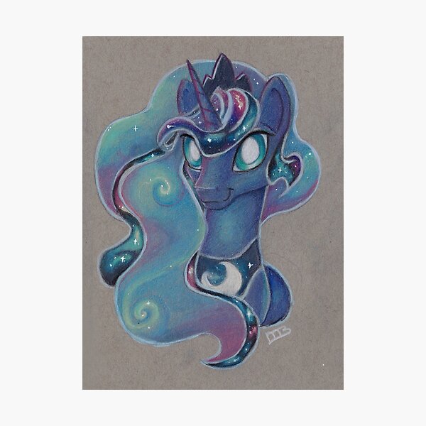 Galaxy Princess Luna Photographic Print
