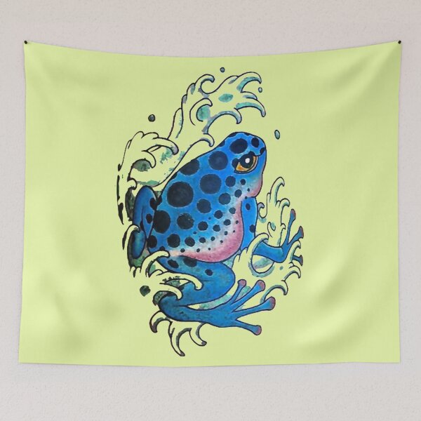 Item preview, Blue Frog In A Wave designed and sold by VictorIos.