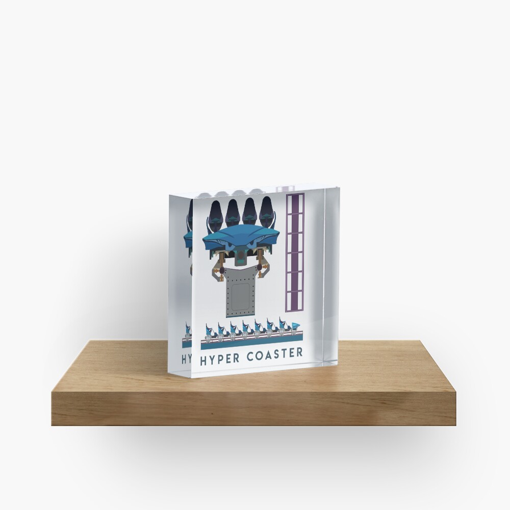 B&M Hyper Coaster Art Design - Maako Acrylic Block