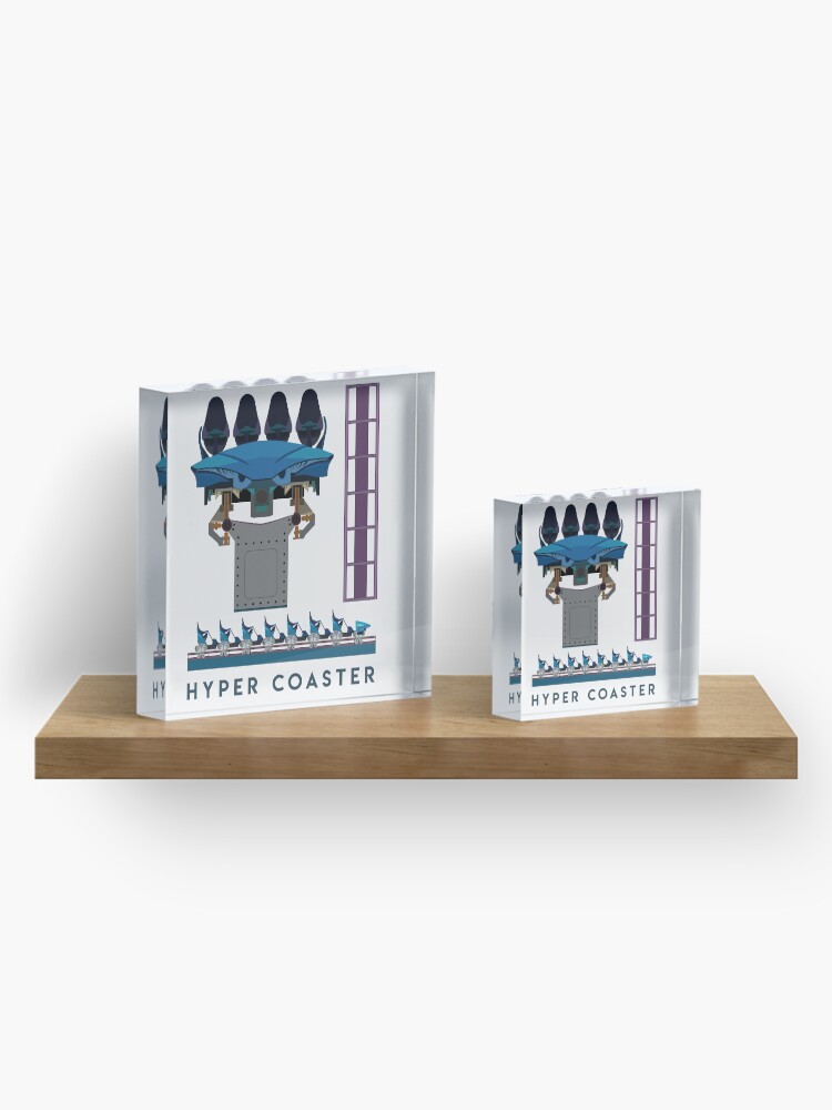 Alternate view of B&M Hyper Coaster Art Design - Maako Acrylic Block