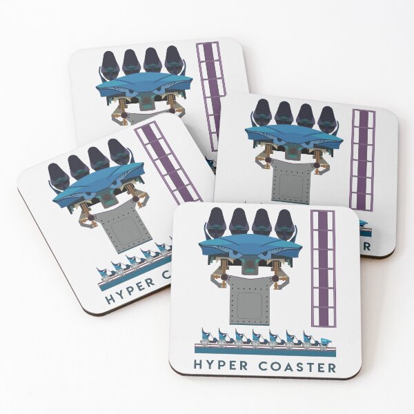 Item preview, B&M Hyper Coaster Art Design - Maako designed and sold by CoasterMerch.