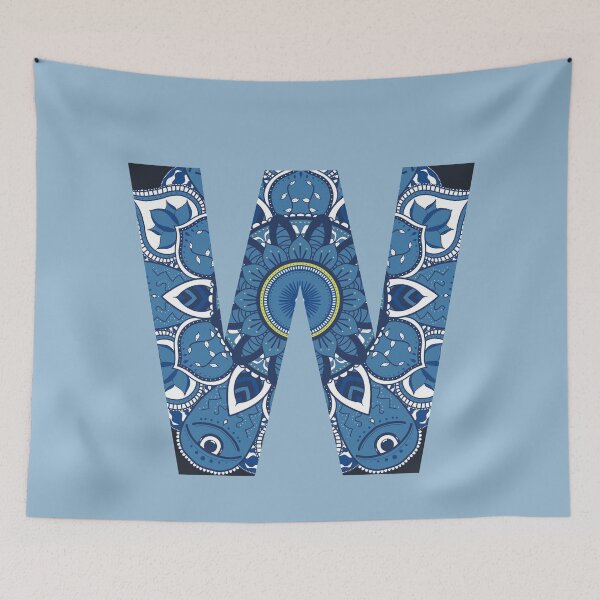 Item preview, W Blue Mandala designed and sold by abirose30.