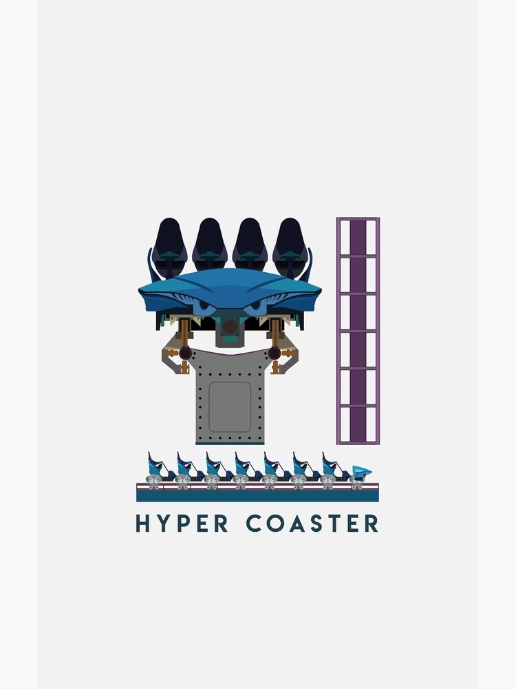 B&M Hyper Coaster Art Design - Maako by CoasterMerch