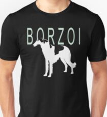 BORZOI | Russian Wolfhound | NickerStickers on Redbubble Unisex T-Shirt