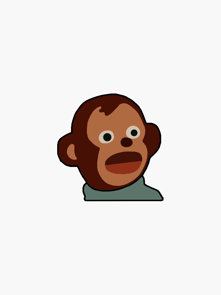 Meme Monkey Sticker