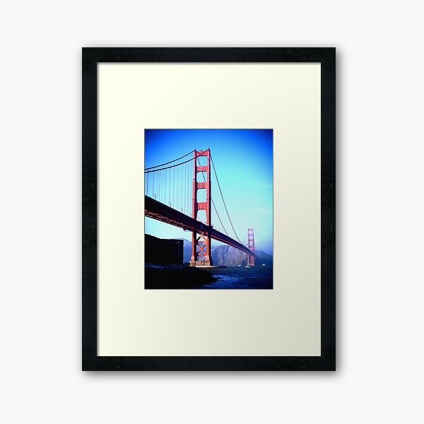 Ye 'ole Golden gate Framed Art Print