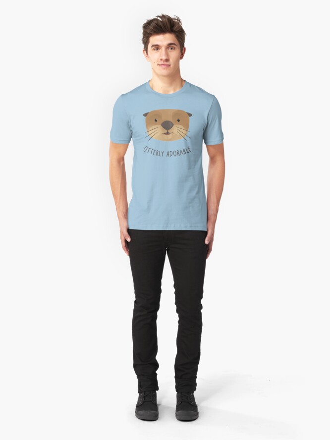 Alternate view of Otterly Adorable Slim Fit T-Shirt