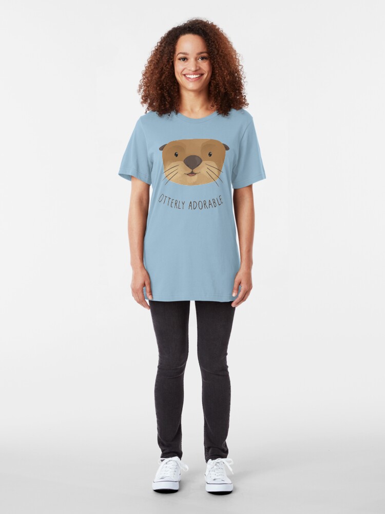 Alternate view of Otterly Adorable Slim Fit T-Shirt