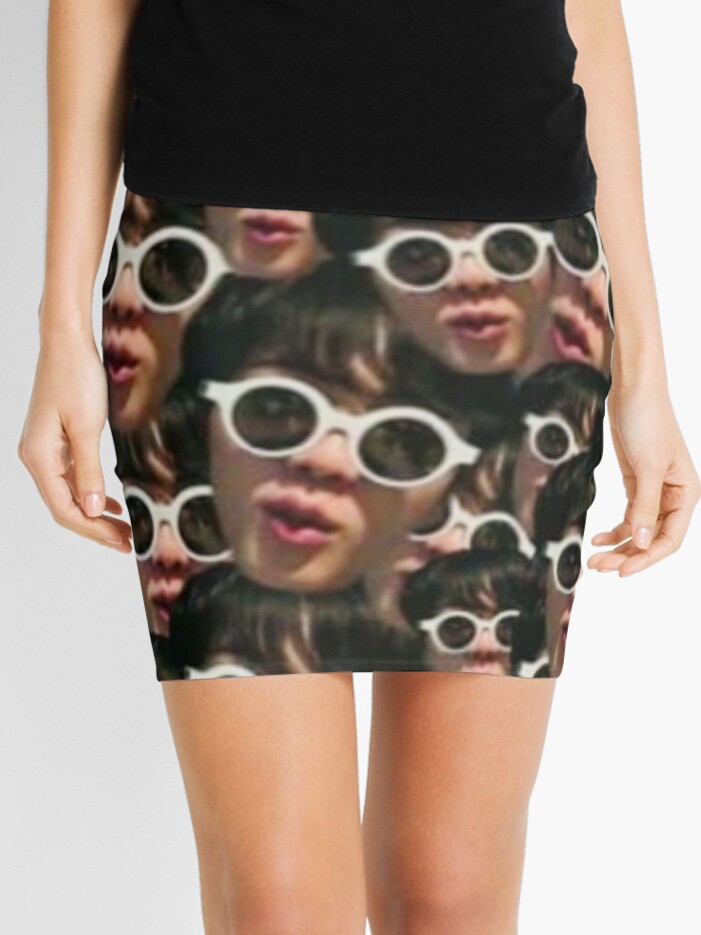 BTS JIN glasses | Mini Skirt