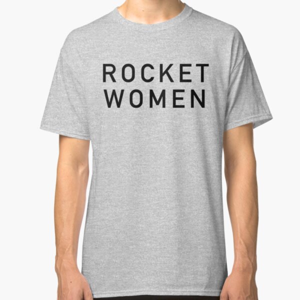 Rocket Women - Black Text Classic T-Shirt