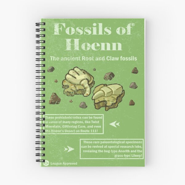 Item preview, Fossils of Hoenn Ad designed and sold by Daniel Swain Creations.