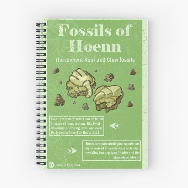 Artikelvorschau, Fossilien von Hoenn Ad entworfen und verkauft von Daniel Swain Creations.