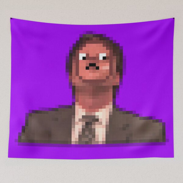 Item preview, Dwight with mask 8-bit designed and sold by zaimrana15.