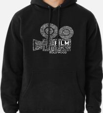 Film Camera Typography - White Pullover Hoodie
