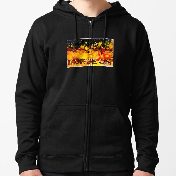 Forge On Zipped Hoodie