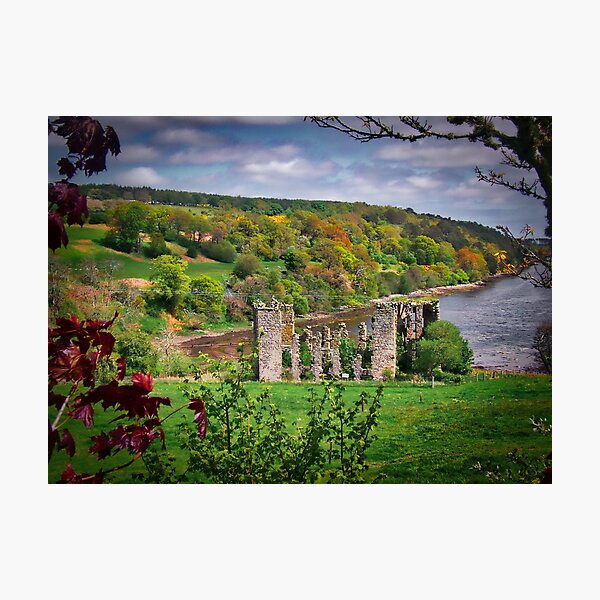 Abandoned mill, Scotland Photographic Print